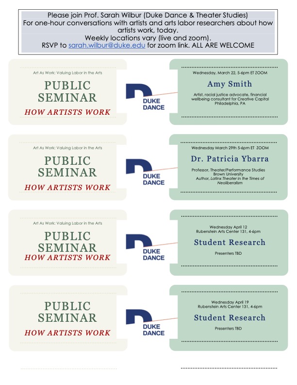 listing of public seminar dates as detailed in the text below the image